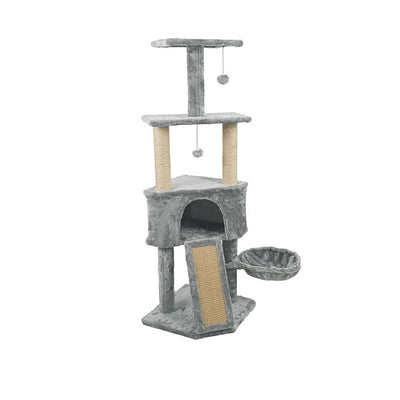 Škrabací strom pre mačky- sivý-0