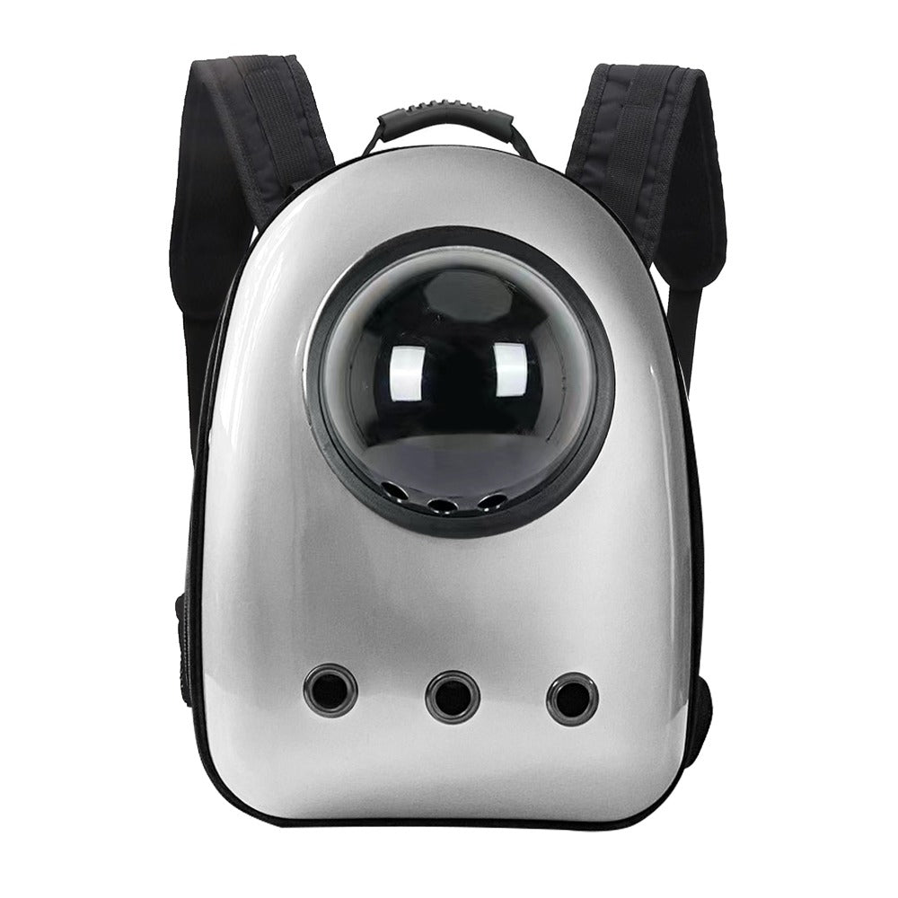 Rucsac pentru transportul animalelor de companie, argintiu-0