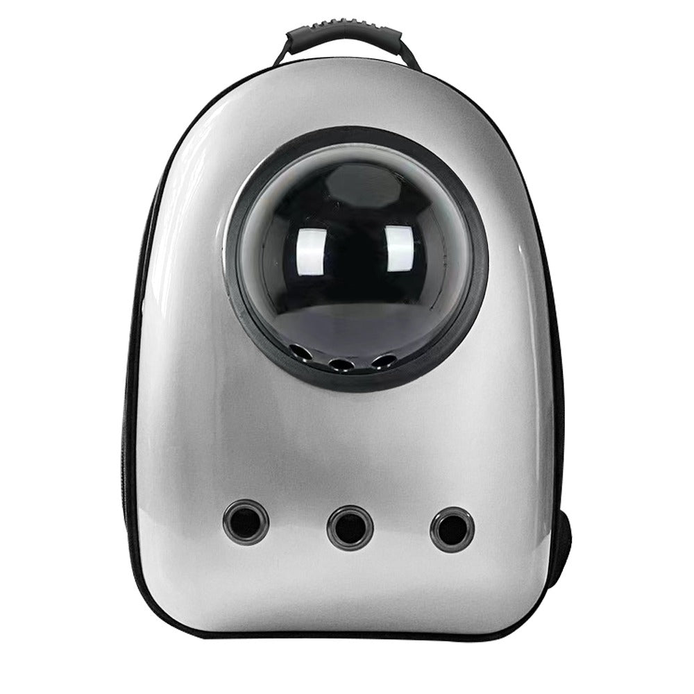 Rucsac pentru transportul animalelor de companie, argintiu-1