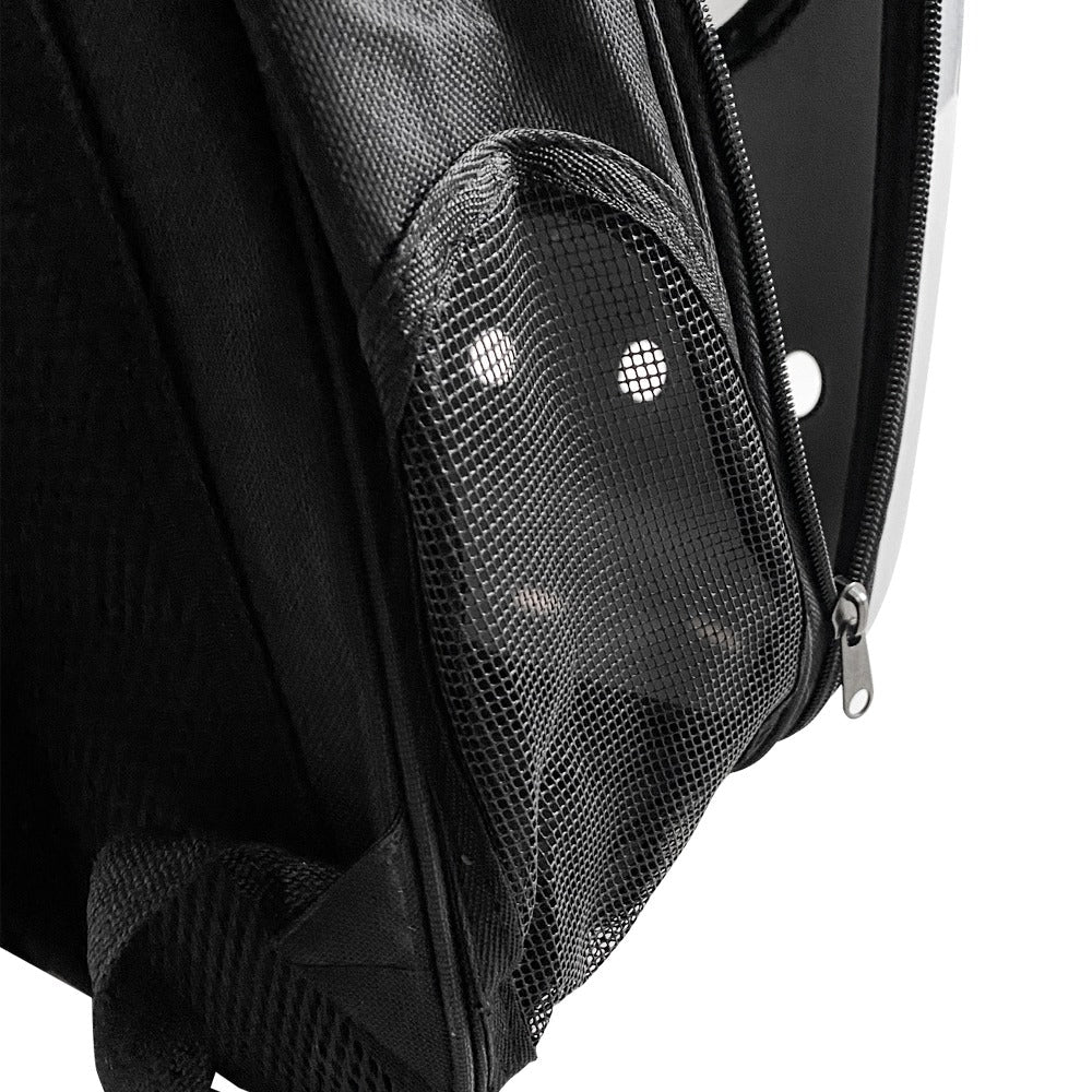 Rucsac pentru transportul animalelor de companie, argintiu-4