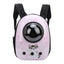Malý zvierací batoh na nosenie, ružový s mačičkou-0