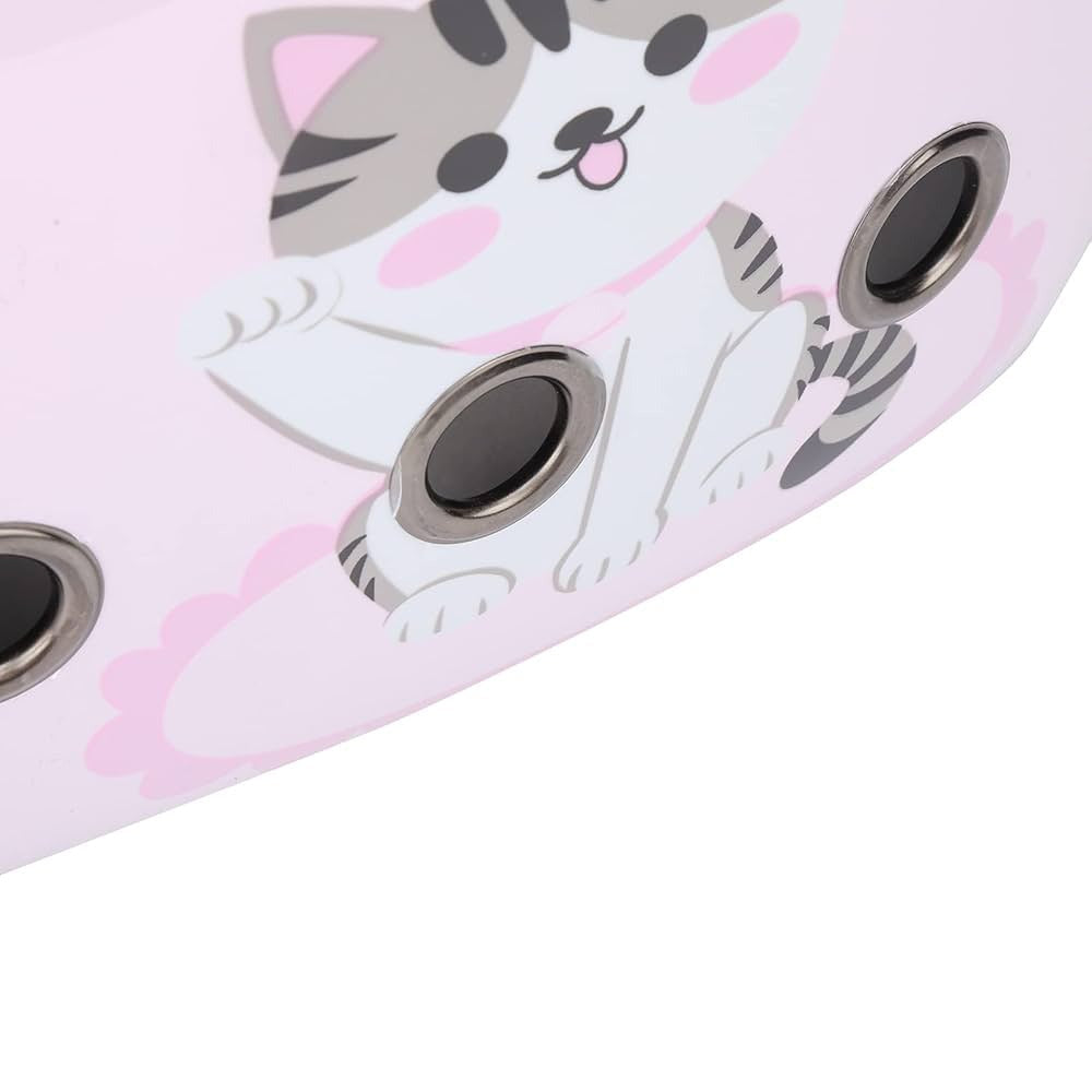 Malý zvierací batoh na nosenie, ružový s mačičkou-3