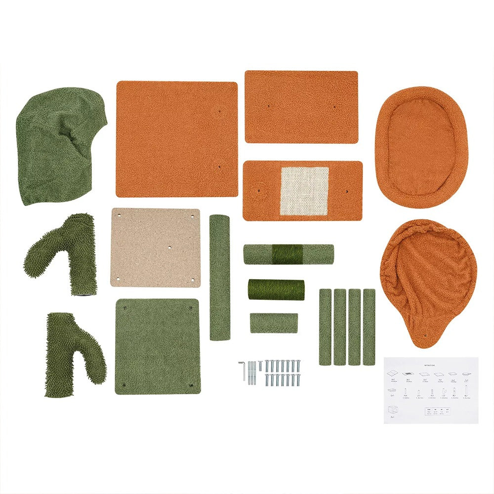 Kaktusový mačací strom - odpočívadlo a ihrisko pre mačky-2